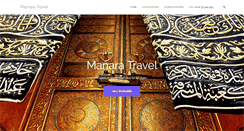Desktop Screenshot of manaratravel.com